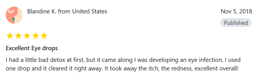 Original testimonial screenshot