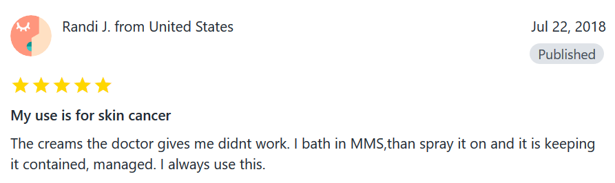 Original testimonial screenshot