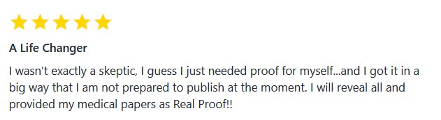 Original testimonial screenshot
